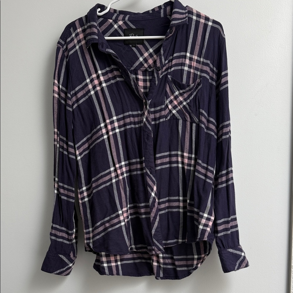 Rails Plaid Button-Up Women’s Top